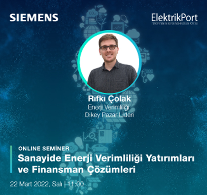 Webinar | Sanayide Enerji Verimliliği Yatırımları ve Finansman Çözümleri